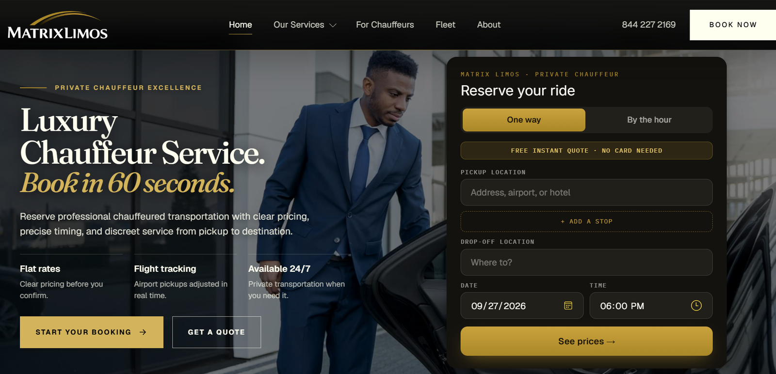Matrix Limos Website
